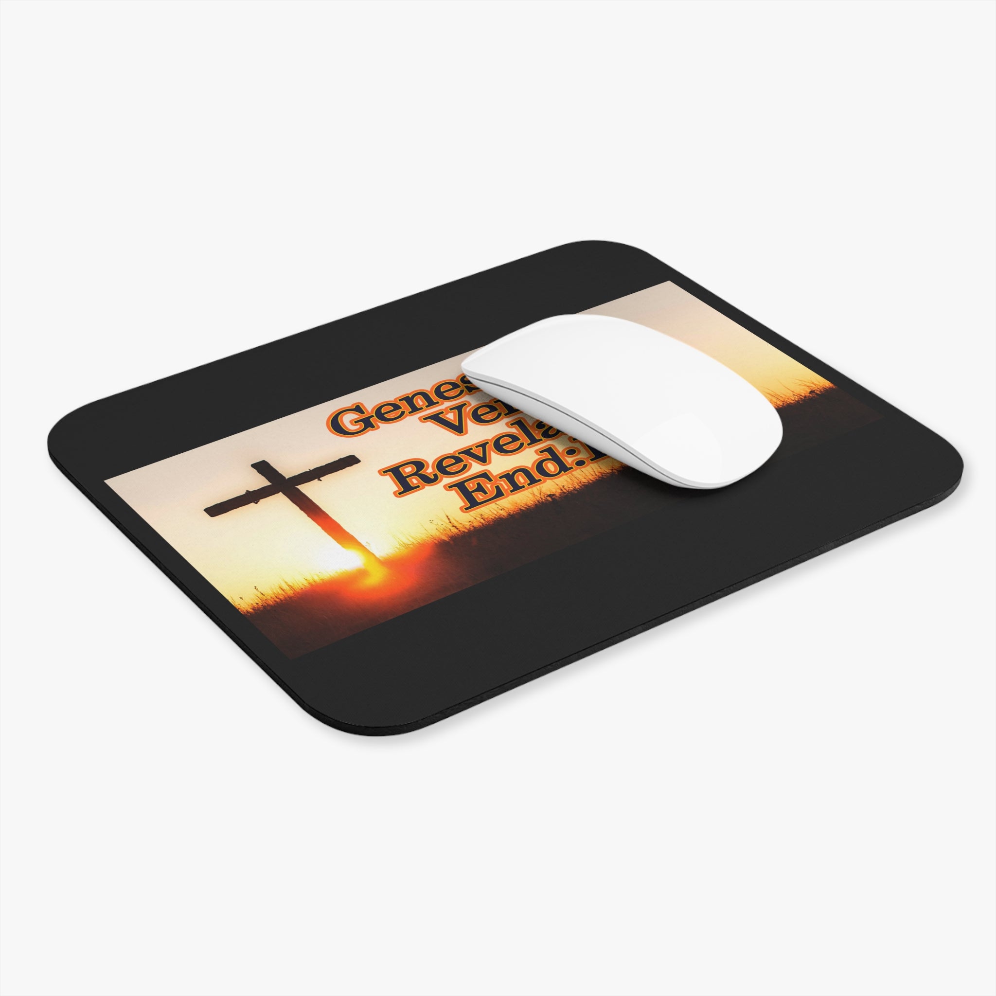 Genesis 1:1 / Revelations End:End / Gaming Mouse Pad
