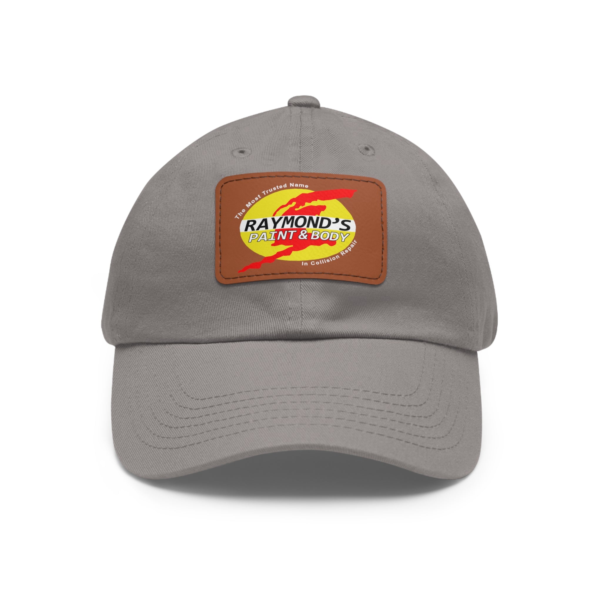 Raymond's Paint & Body Logo / Leather Patch Hat