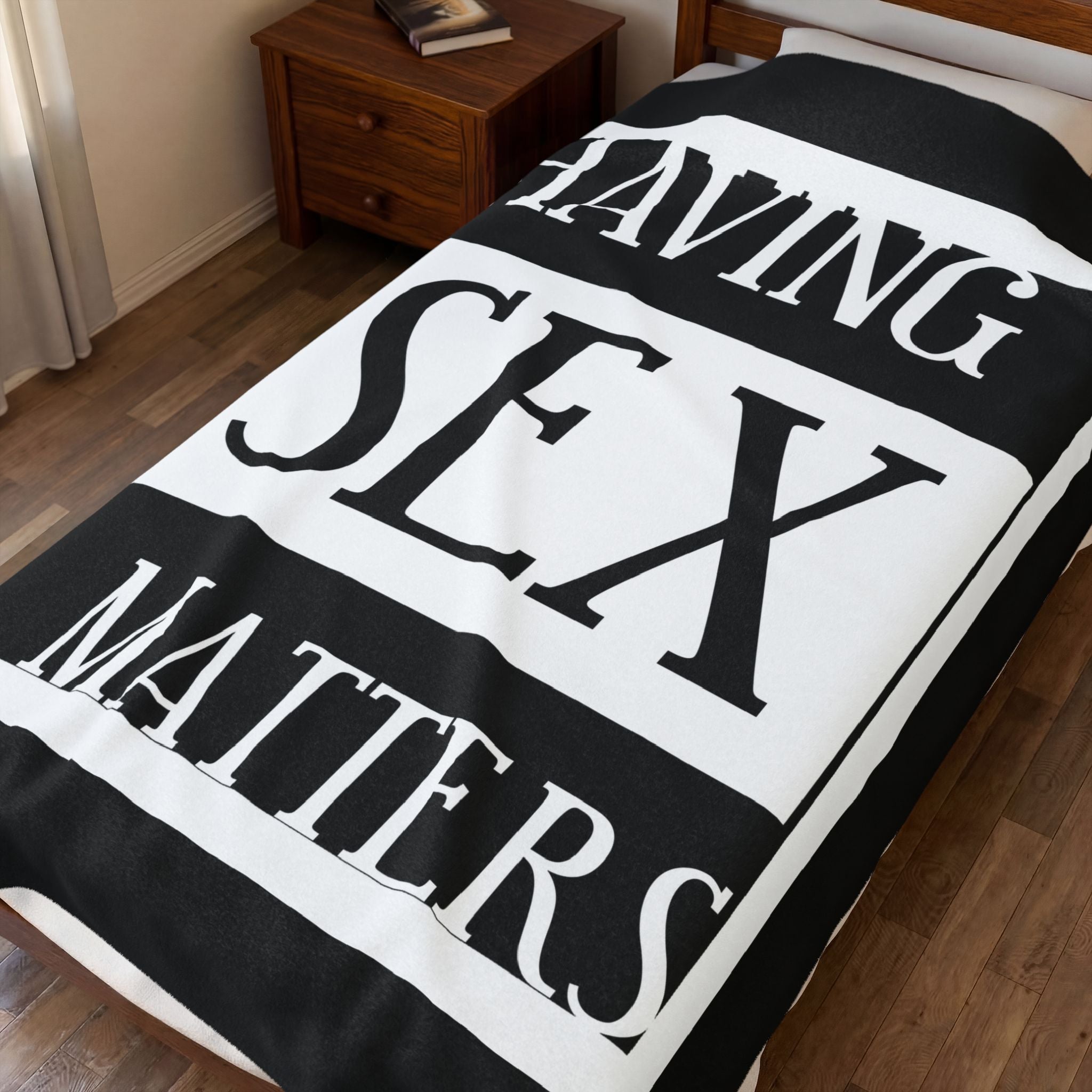 Having Sex Matters / Velveteen Plush Blanket