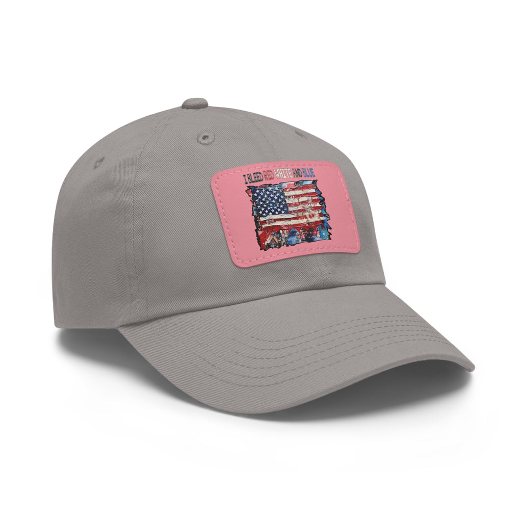 I Bleed Red White and Blue / Leather Patch