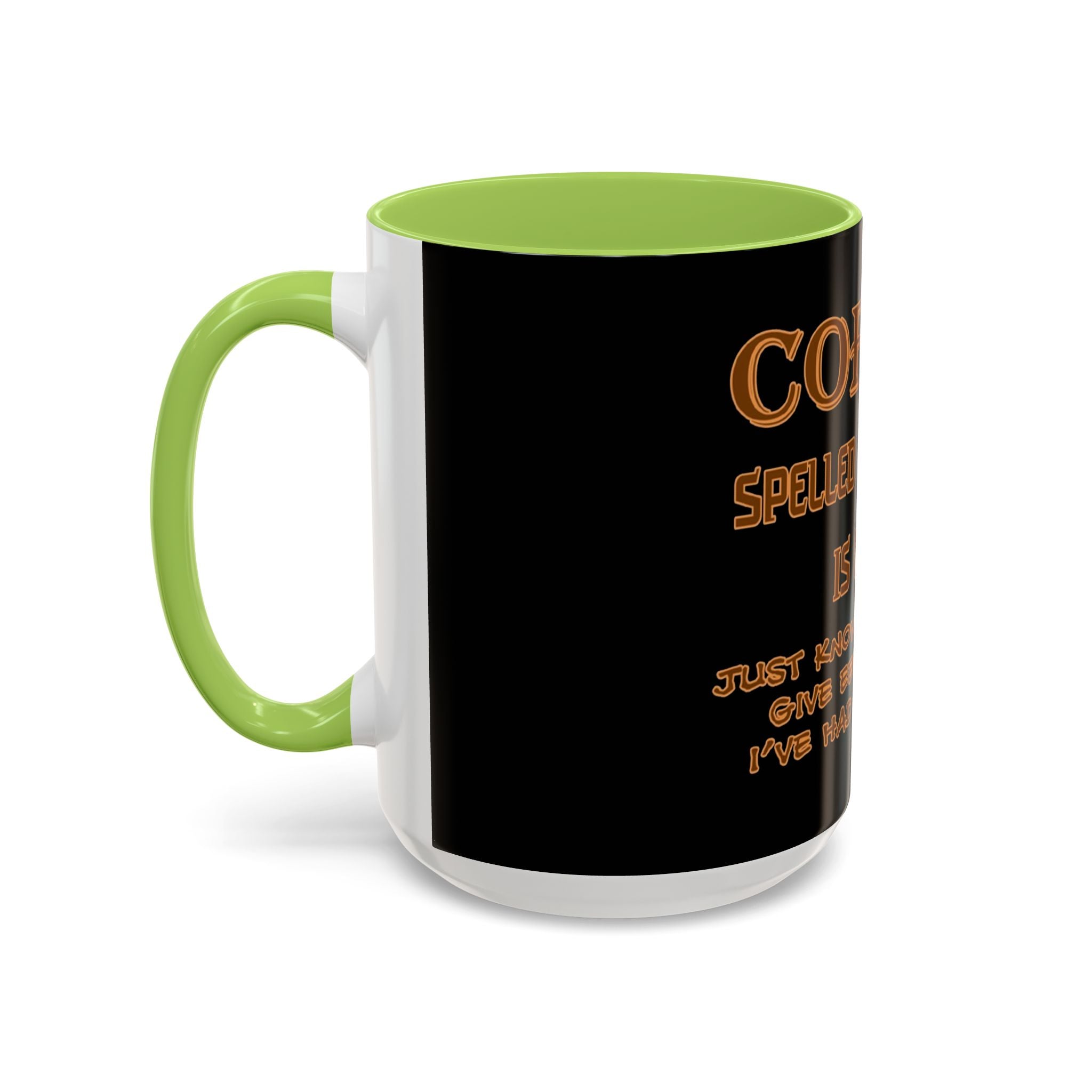 Coffee Spelled Backwards Is EEFFOC / Accent Coffee Mug 11/15oz