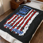 250th Anniversary Flag / Velveteen Plush Blanket
