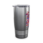 Patriotic Dog Heart / Insulated Tumbler 20oz