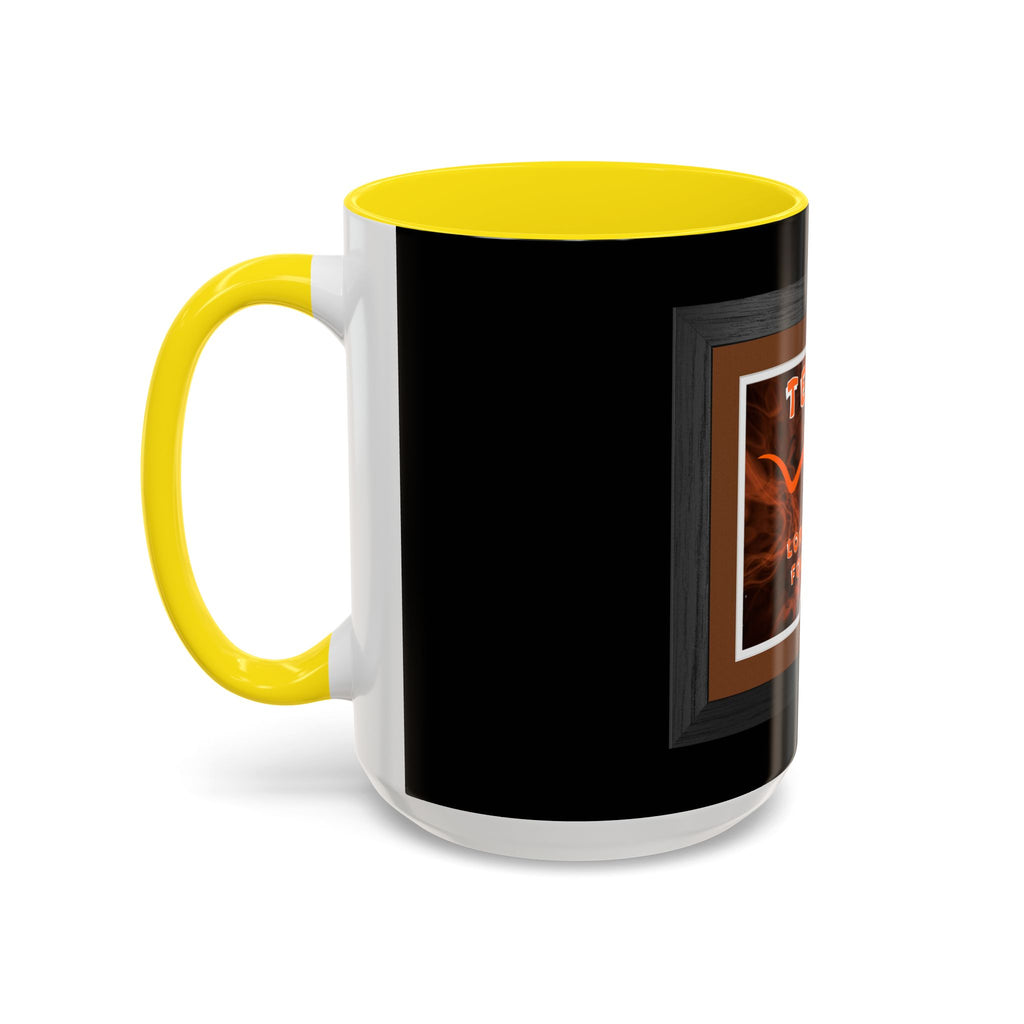 Texas Longhorns Framed / Accent Coffee Mug 11/15oz