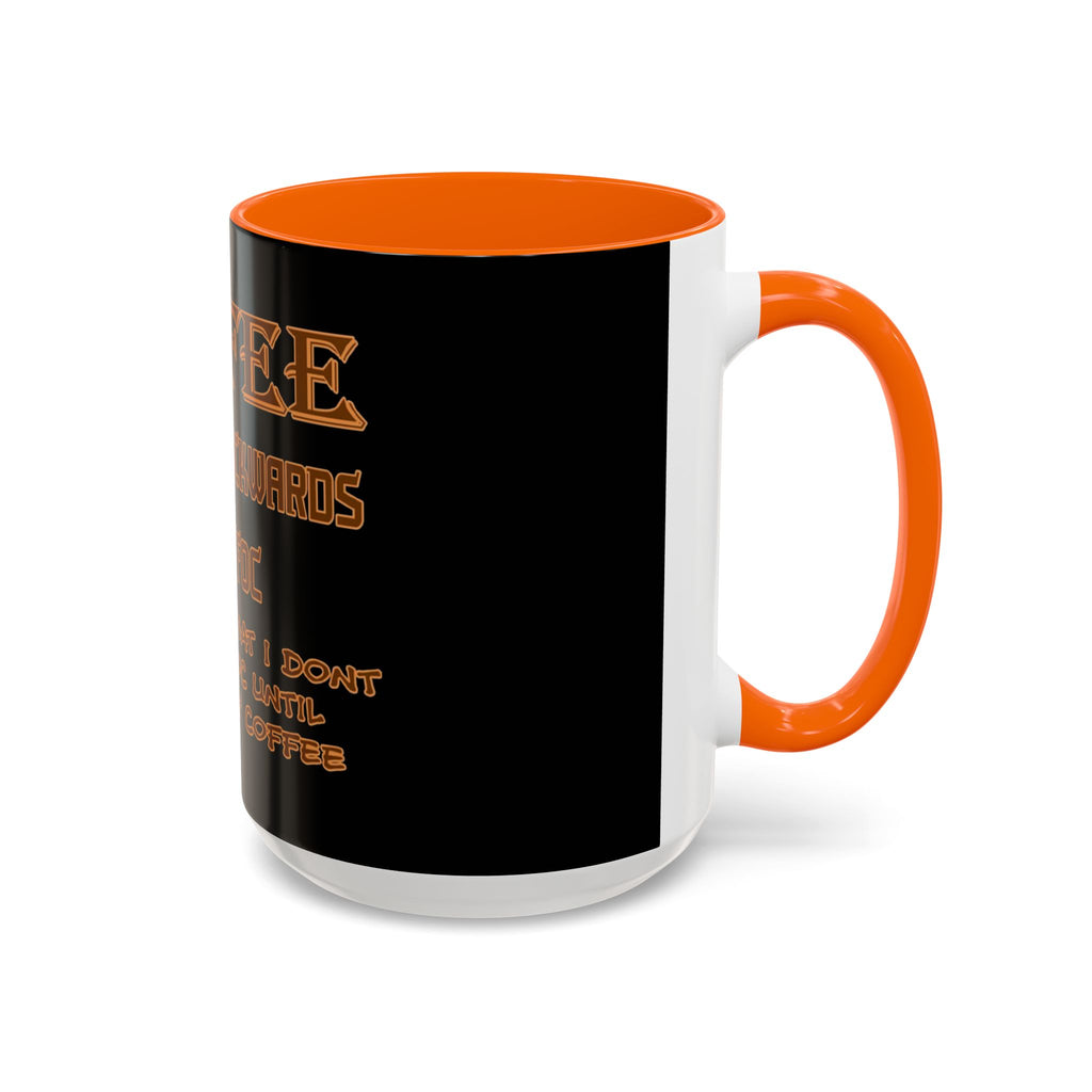 Coffee Spelled Backwards Is EEFFOC / Accent Coffee Mug 11/15oz