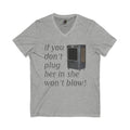 Plug Her In / V-Neck Tee