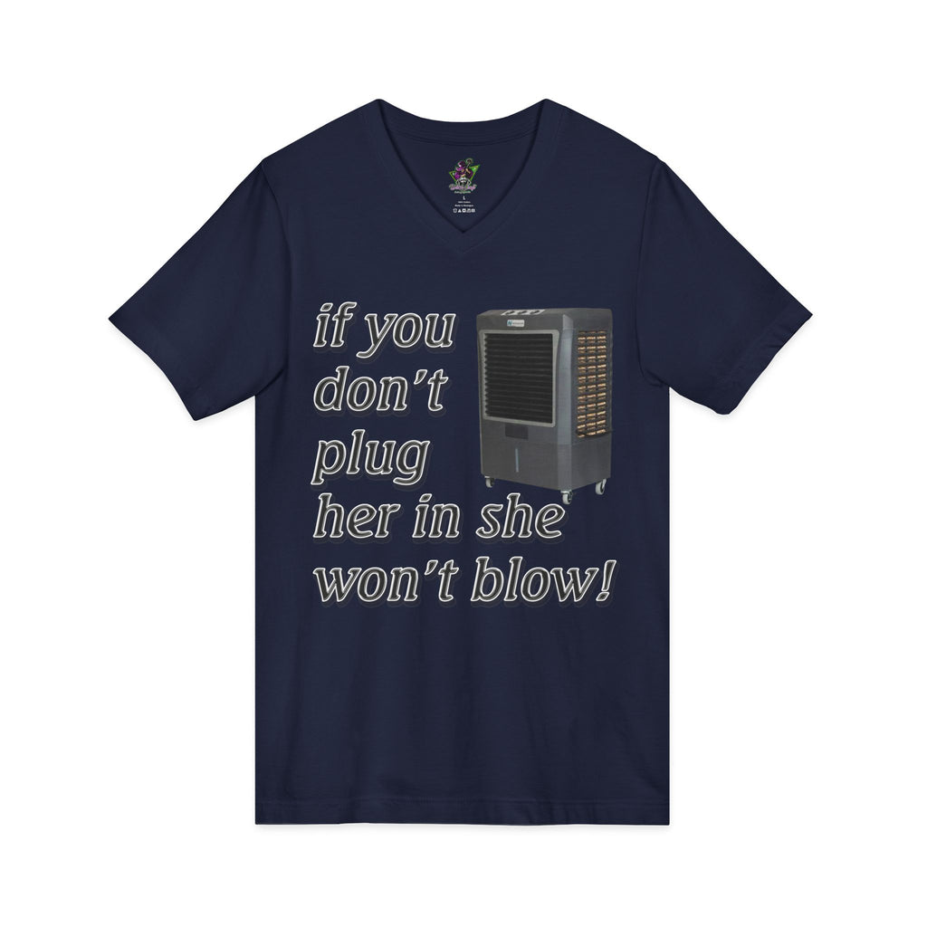 Plug Her In / V-Neck Tee