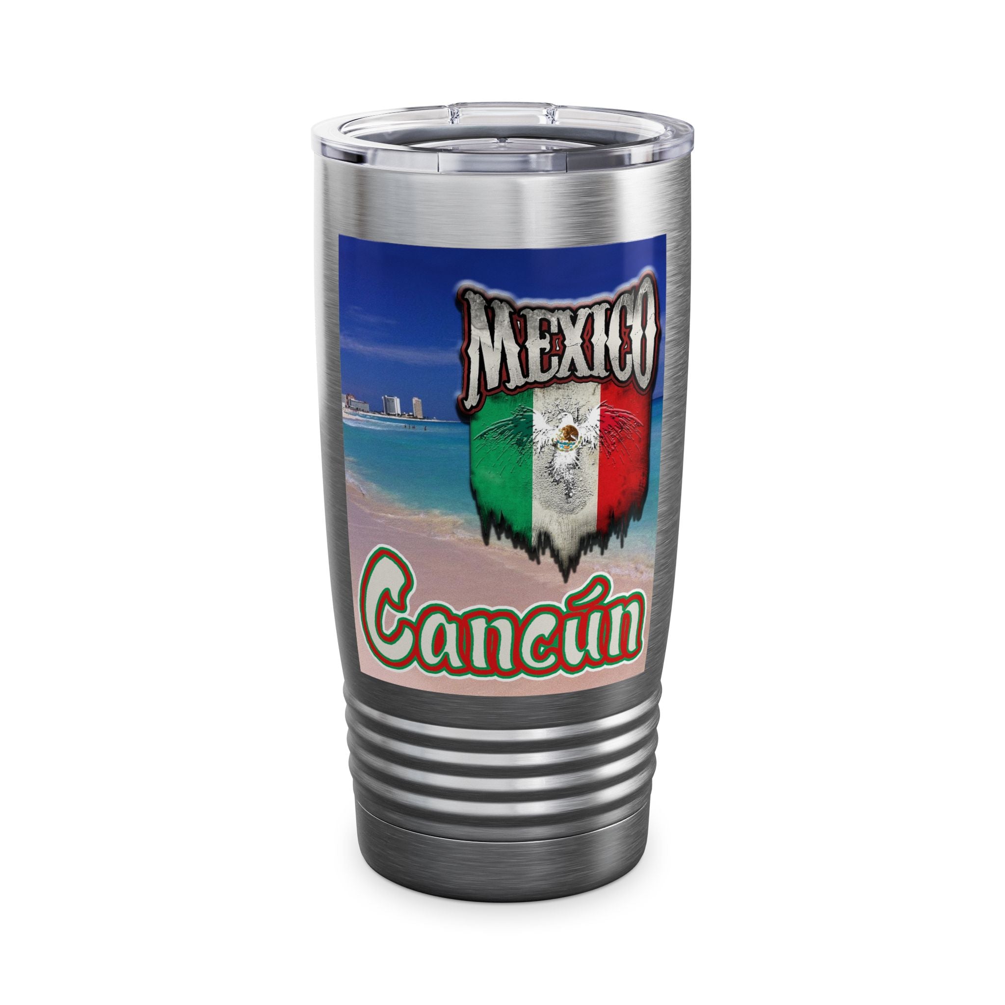 Cancún Mexico Beach / Insulated Tumbler 20oz