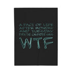 WTF / Velveteen Plush Blanket