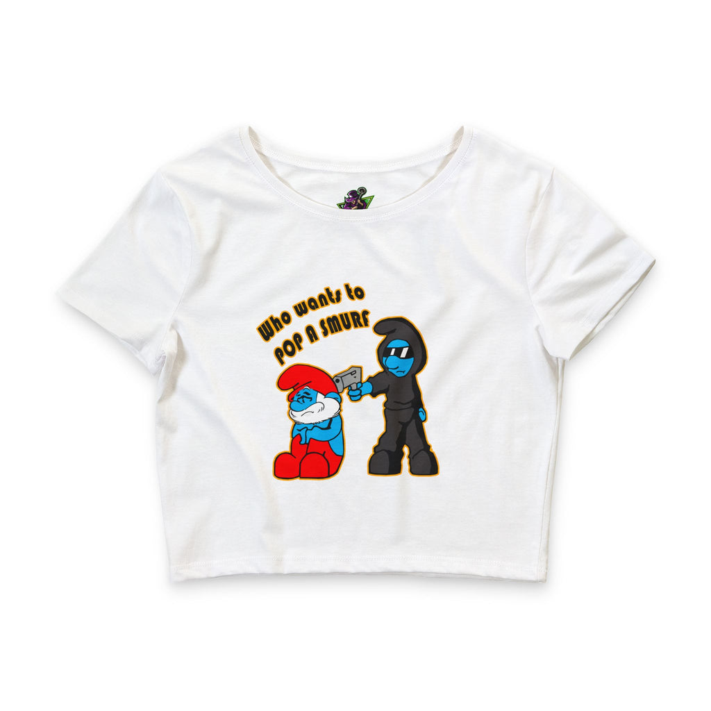 Who Wants to Pop a Smurf / Crop Top
