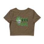 2/3 Evil Punk Skull / Crop Tee