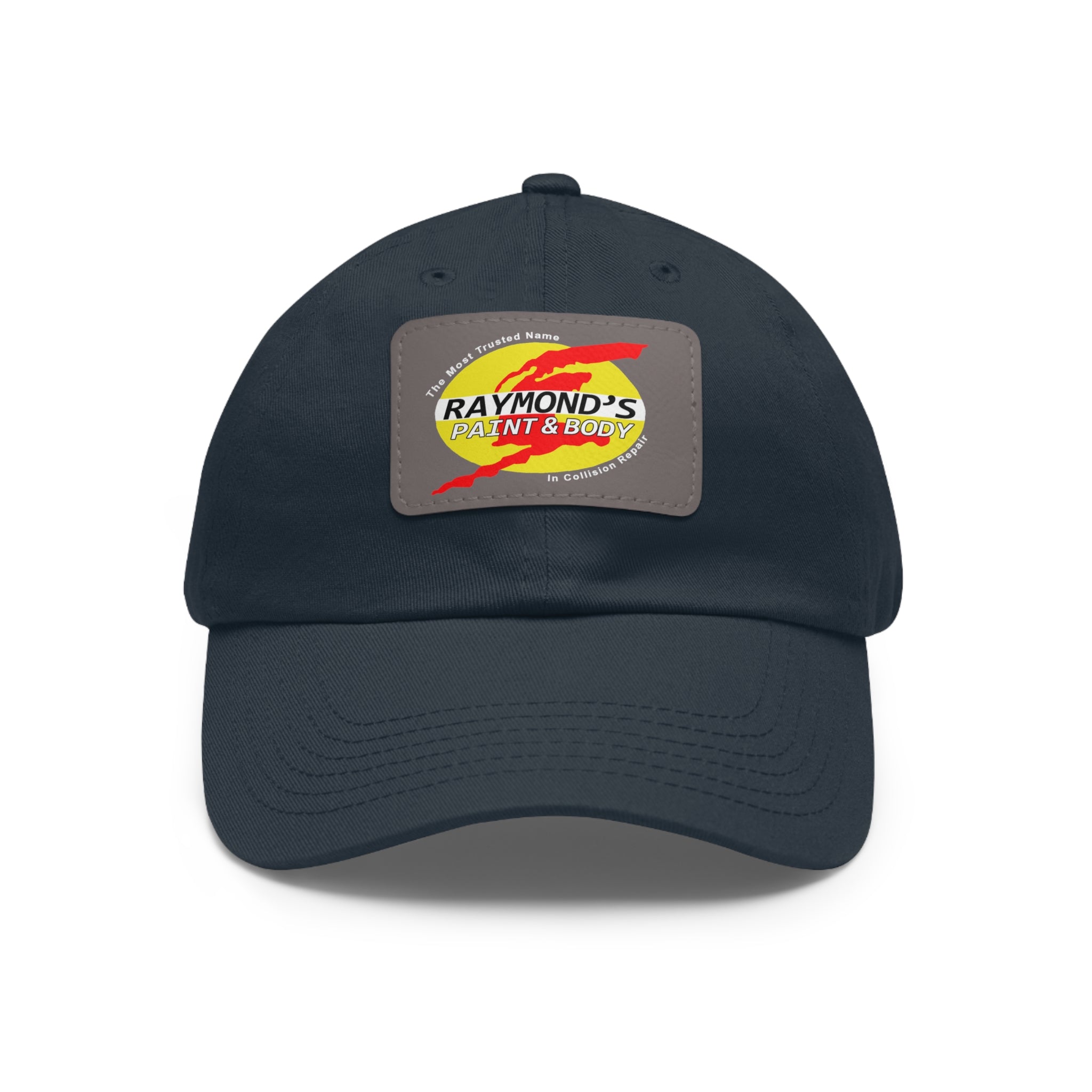 Raymond's Paint & Body Logo / Leather Patch Hat