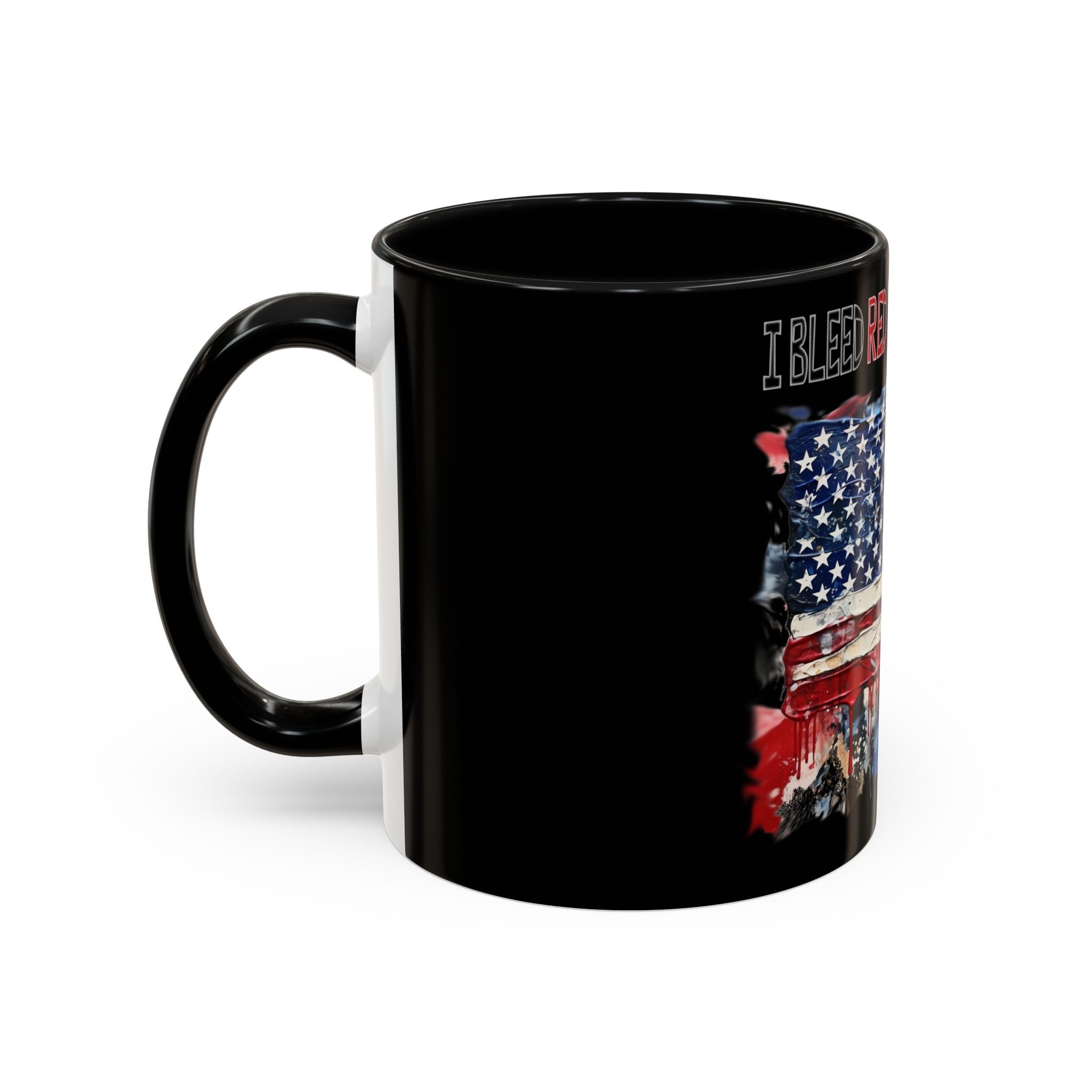 I Bleed Red White and Blue / Accent Coffee Mug 11/15oz