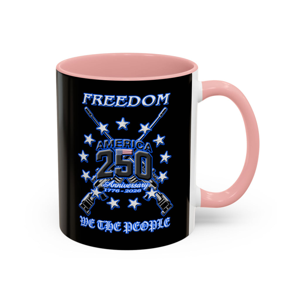 250 Anniversary Freedom 1776–2026 / Accent Coffee Mug 11/15oz