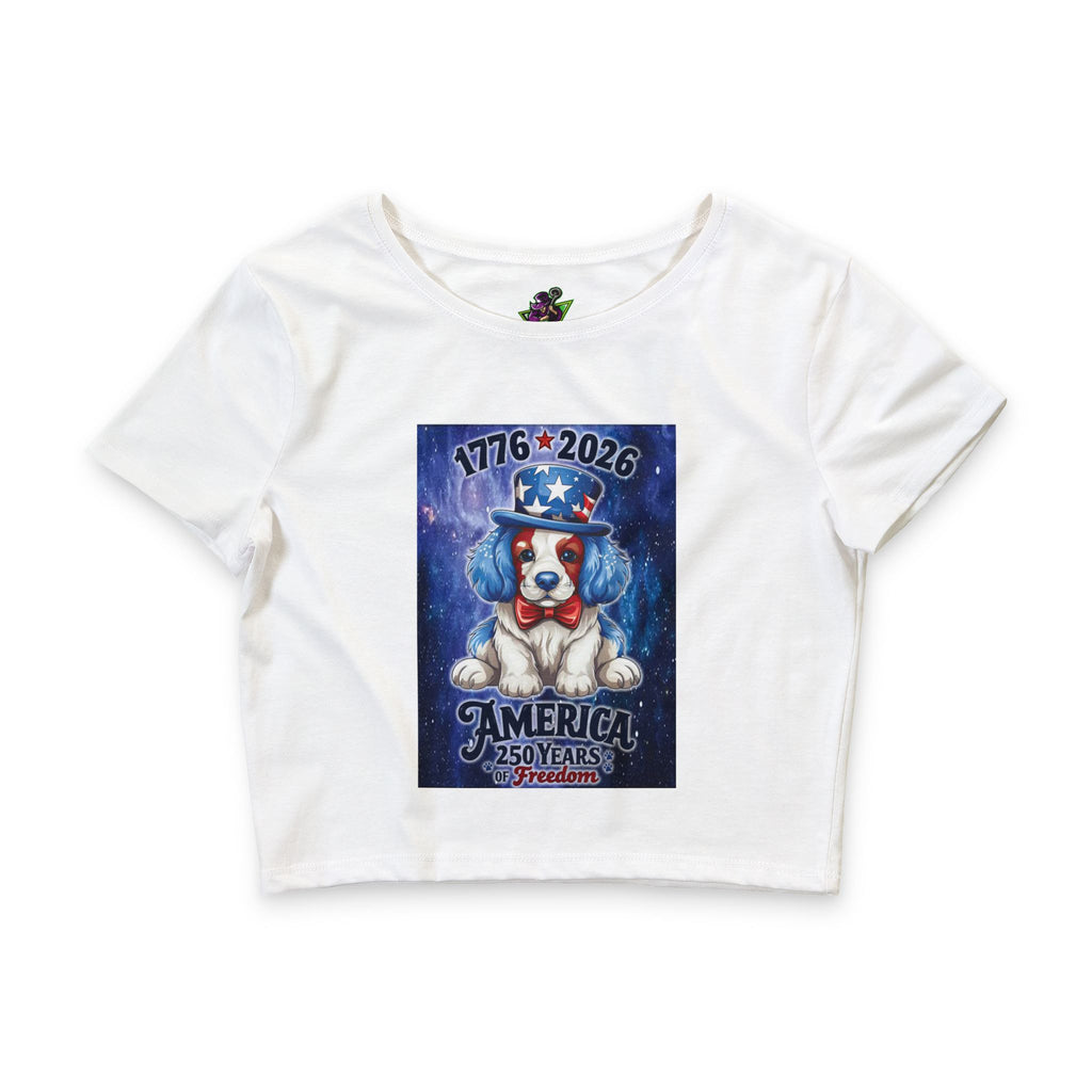 Patriotic 250 Puppy / Crop Tee