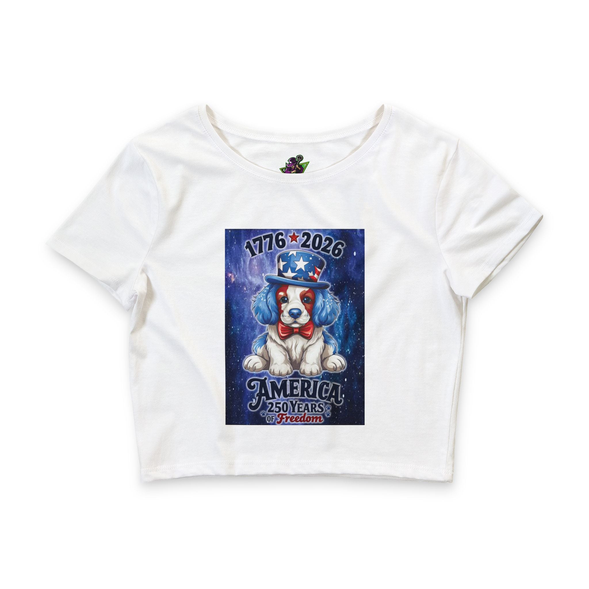 Patriotic 250 Puppy / Crop Tee