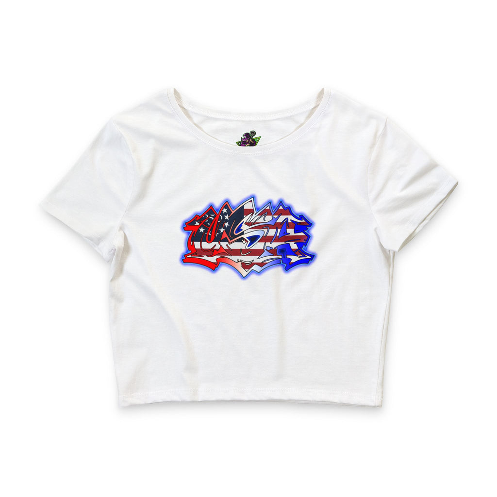 USA Graffiti / Crop Tee
