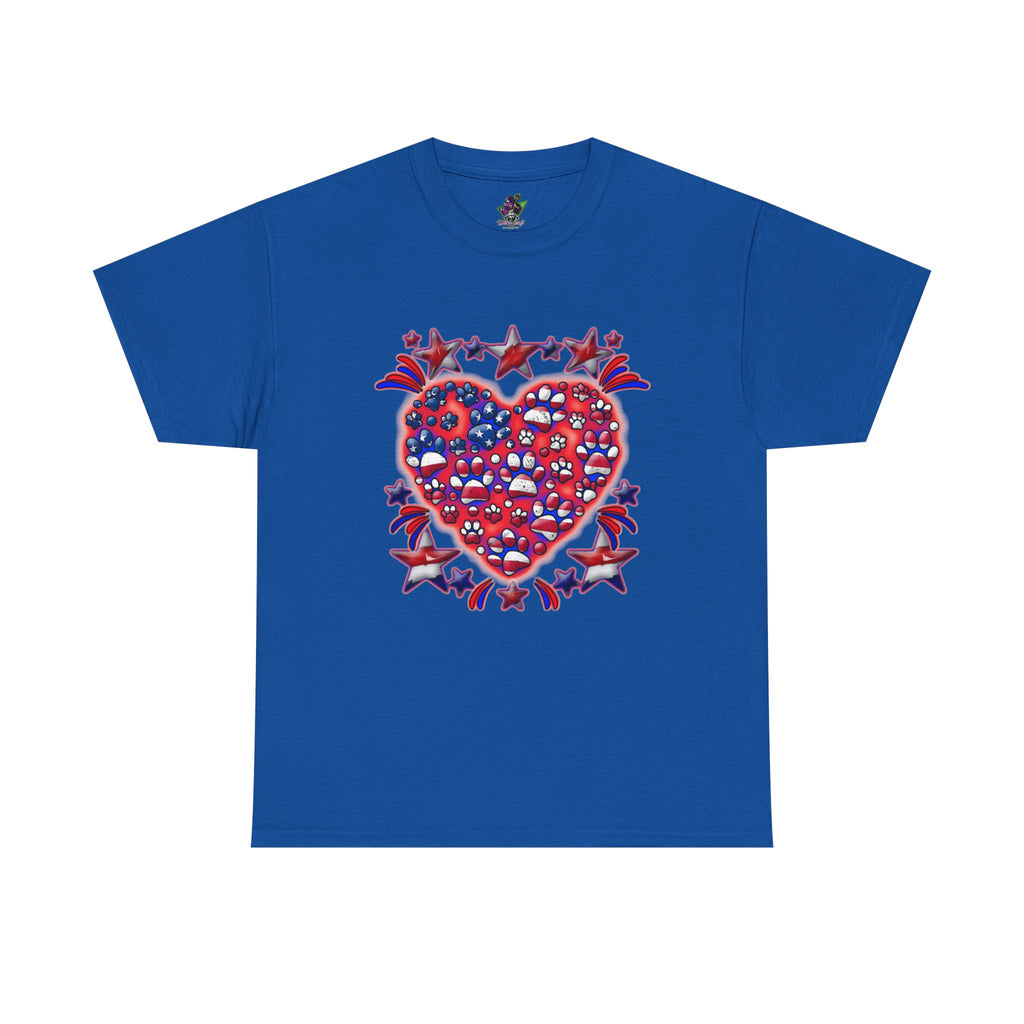 Patriotic Dog Heart