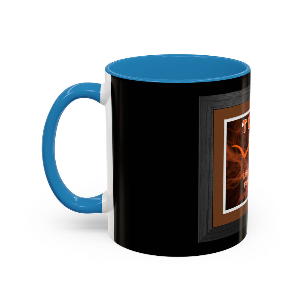 Texas Longhorns Framed / Accent Coffee Mug 11/15oz