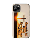 Genesis 1:1 Verse Revelations End:End / Tough Phone Case