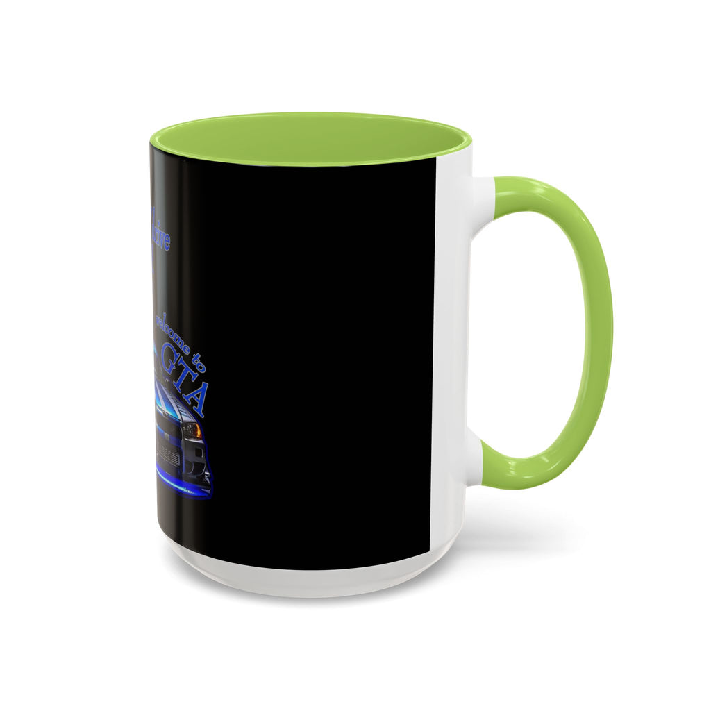 Don't Drive Like A Girl Blue / Accent Coffee Mug 11/15oz