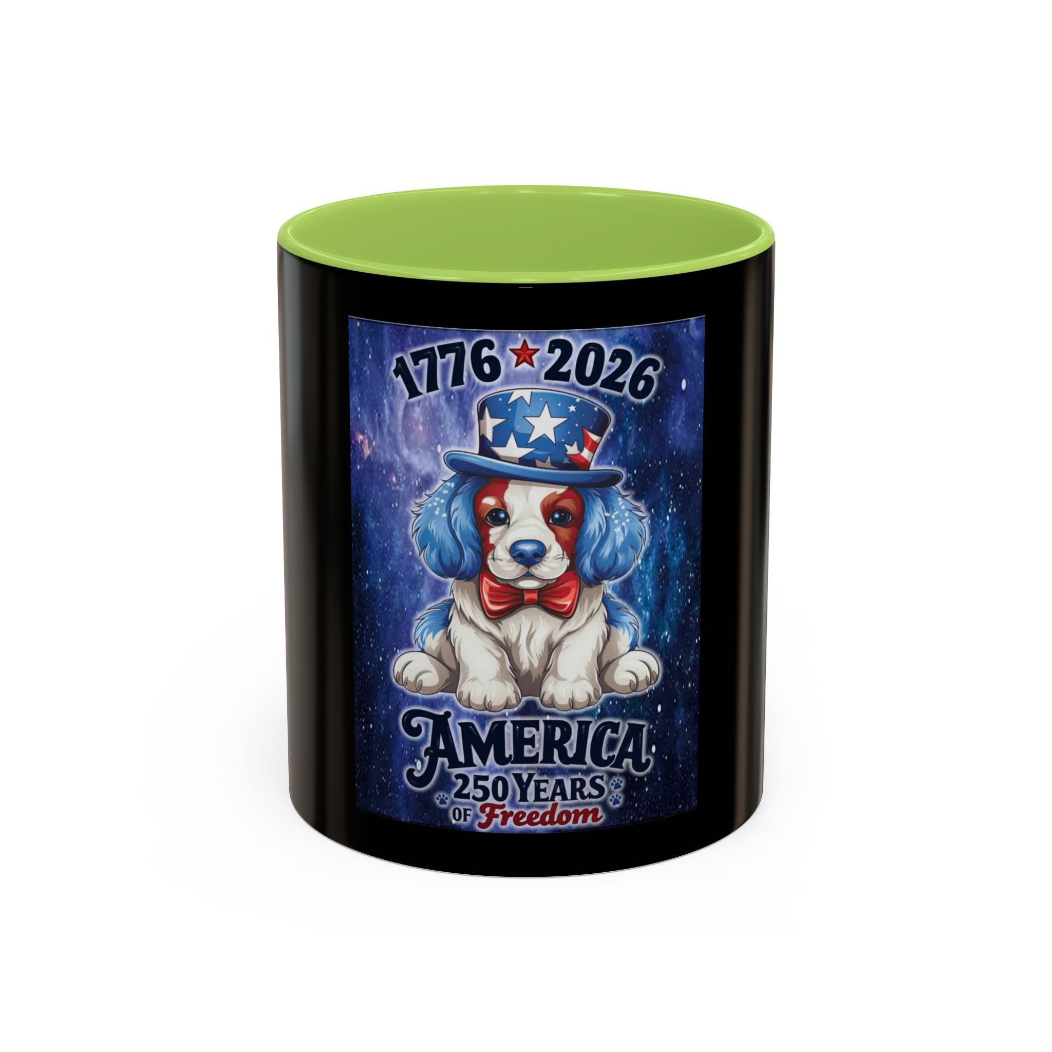 America Puppy 250th / Accent Coffee Mug 11/15oz