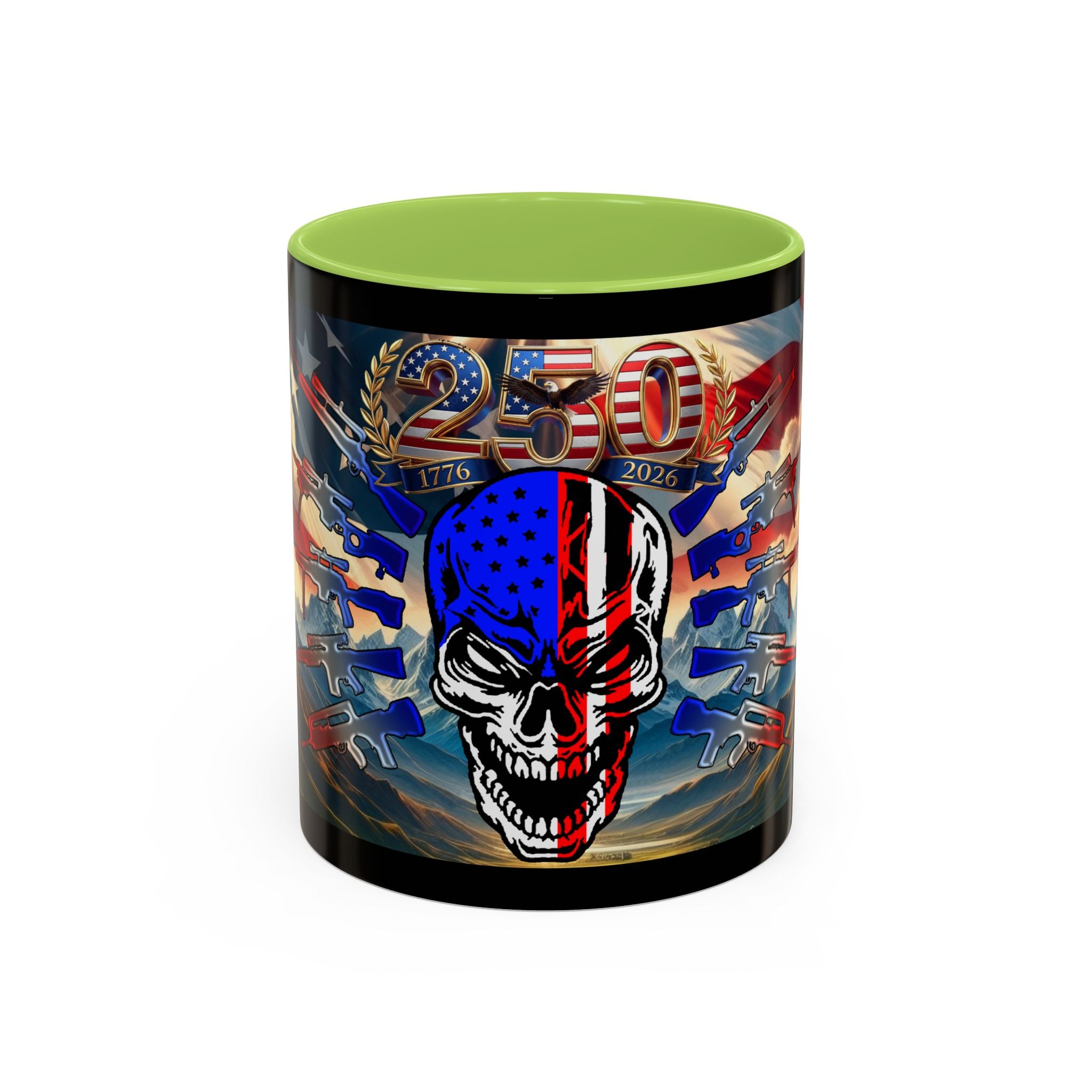 Skull & Guns 250th / Accent Coffee Mug 11/15 oz