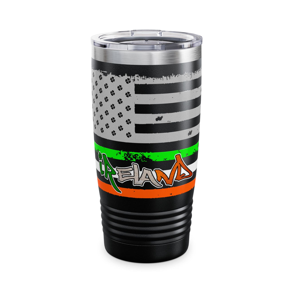 American / Ireland Flag / Insulated Tumbler 20oz