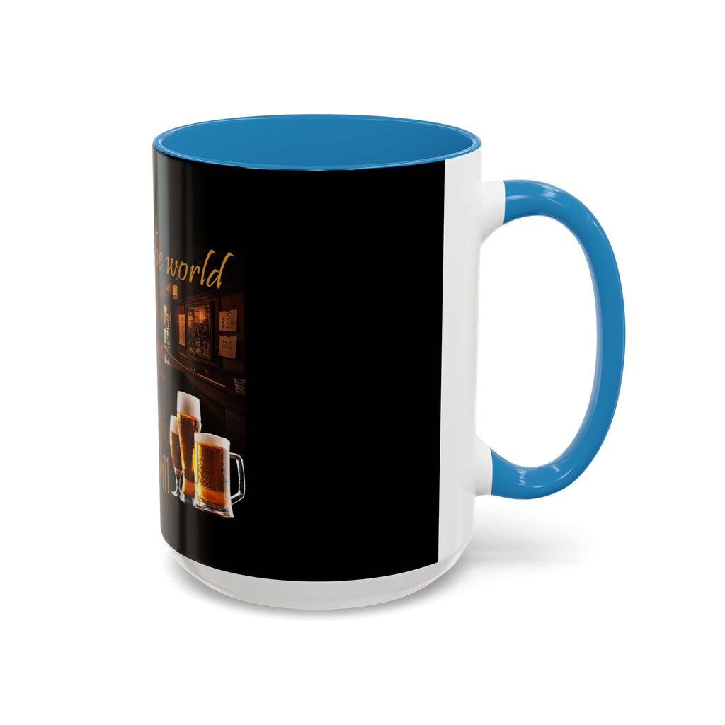 Beer Will Save The World / Accent Coffee Mug 11/15oz