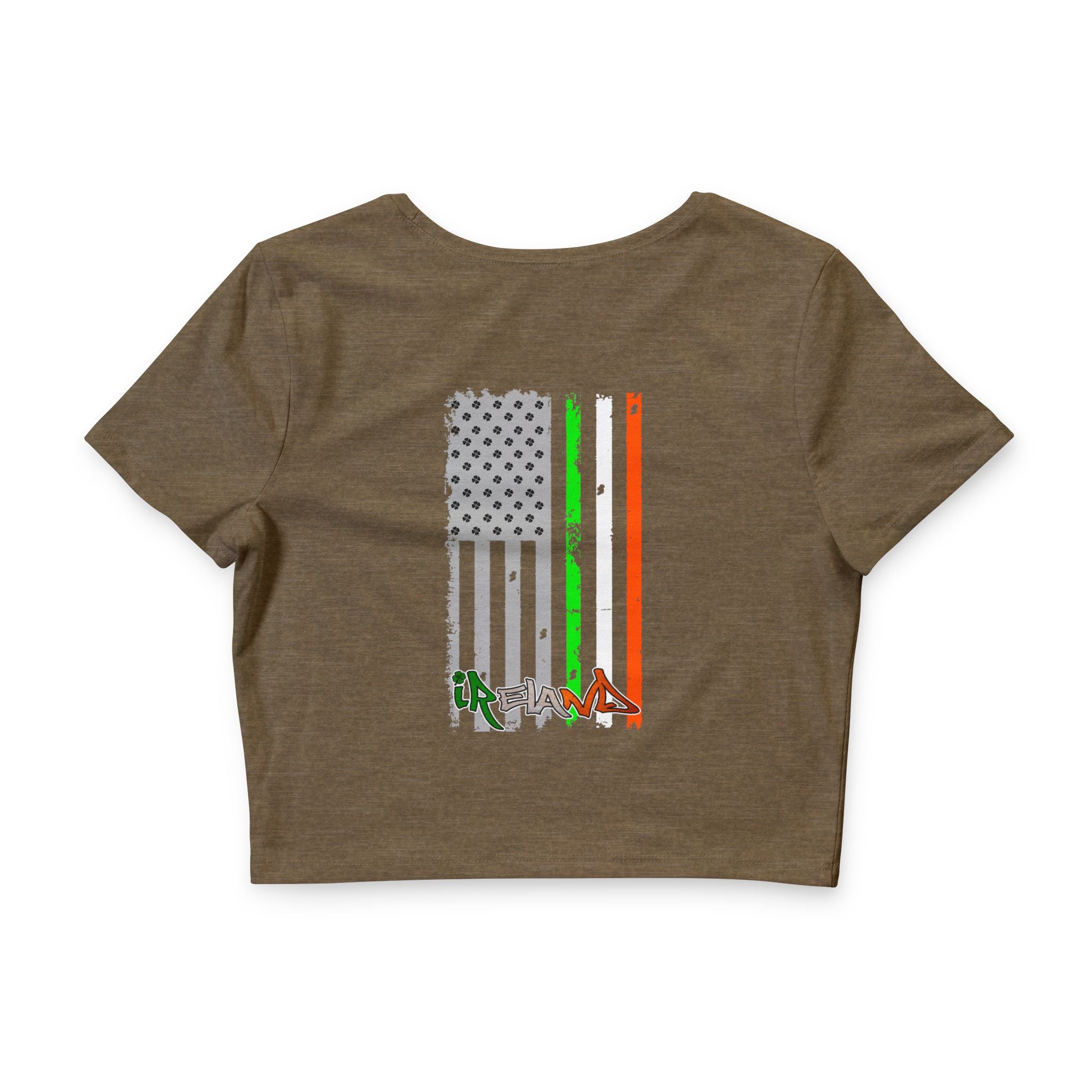 American / Ireland Flag / Crop Top