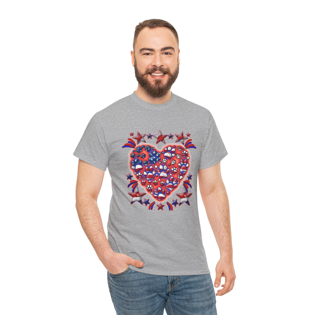 Patriotic Dog Heart