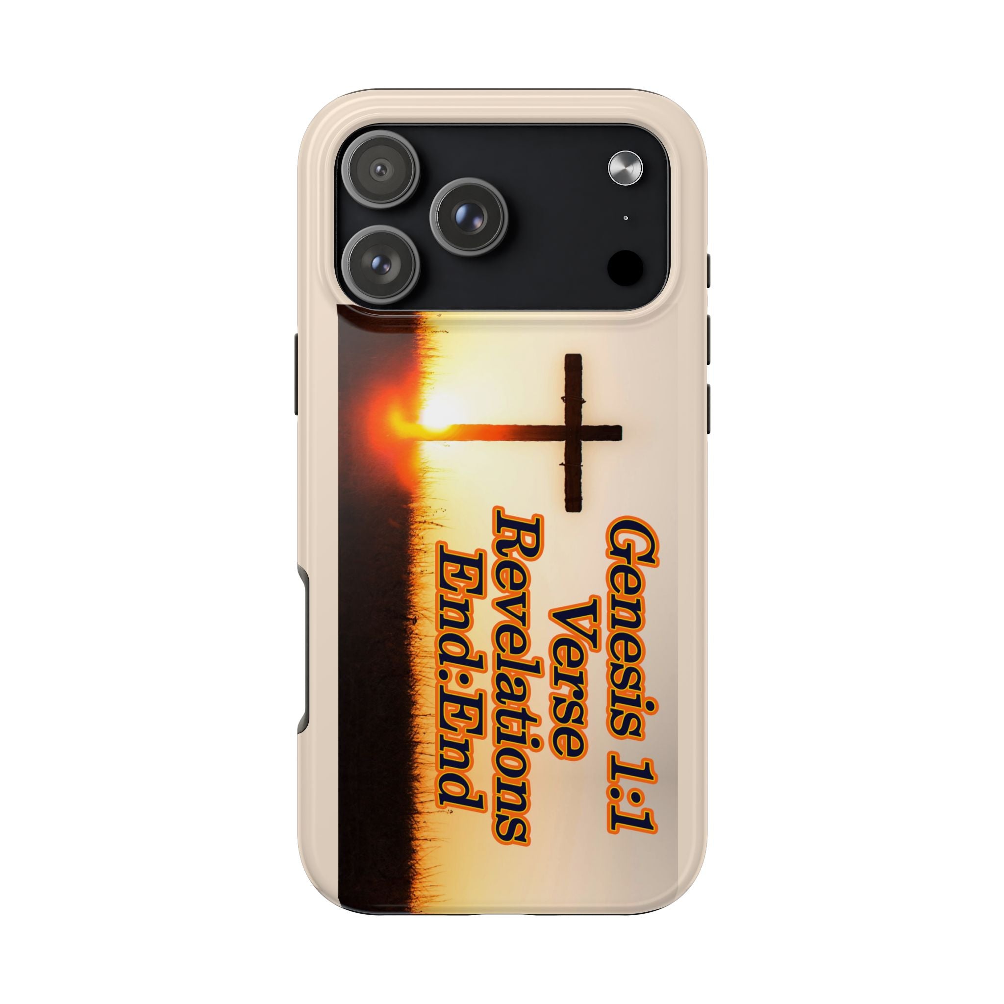 Genesis 1:1 Verse Revelations End:End / Tough Phone Case