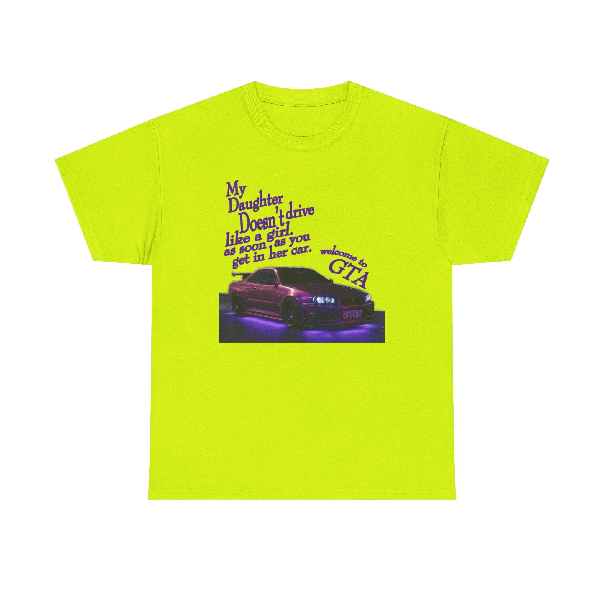 Daughter Doesn’t Drive Like A Girl Purple