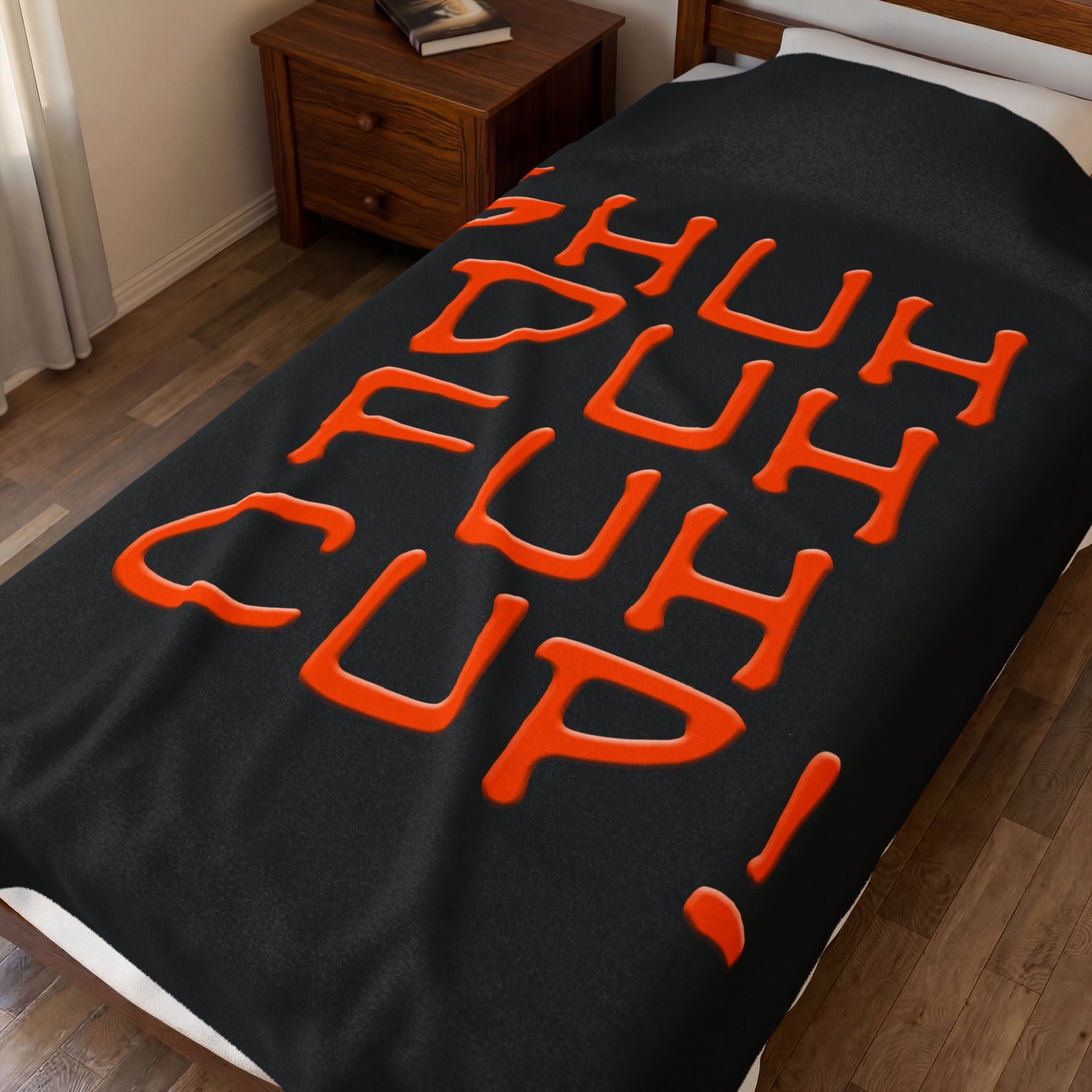 SHUH DUH FUH CUP / Velveteen Plush Blanket