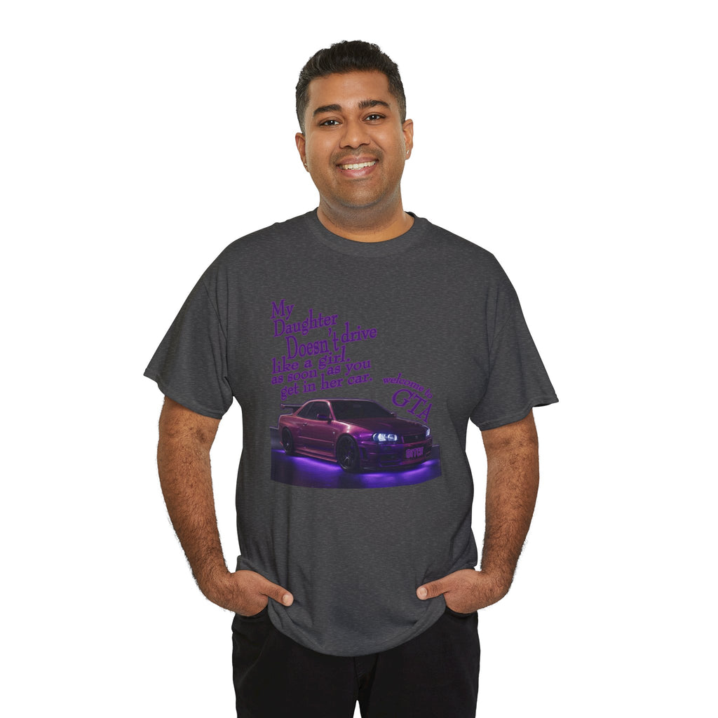 Daughter Doesn't Drive Like A Girl Purple