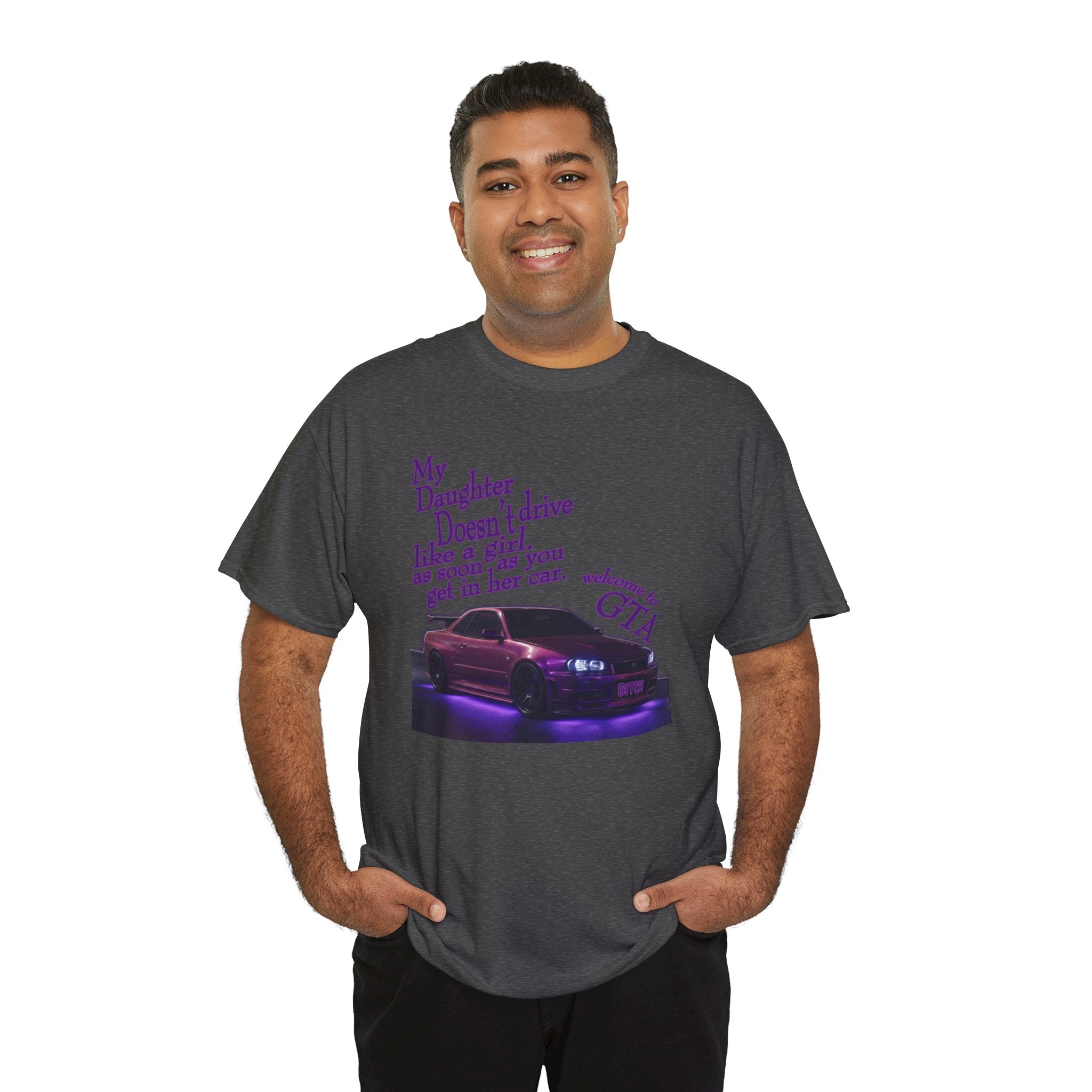 Daughter Doesn't Drive Like A Girl Purple