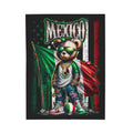 Mexico Teddy Bear /  Velveteen Plush Blanket