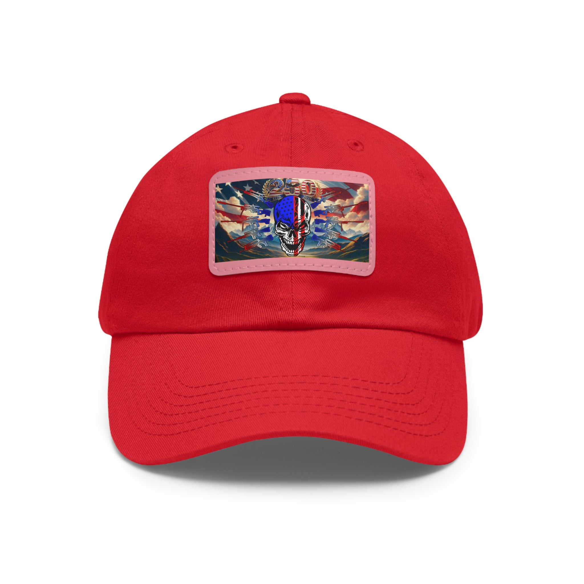 Skull & Guns 250th / Leather Patch Hat