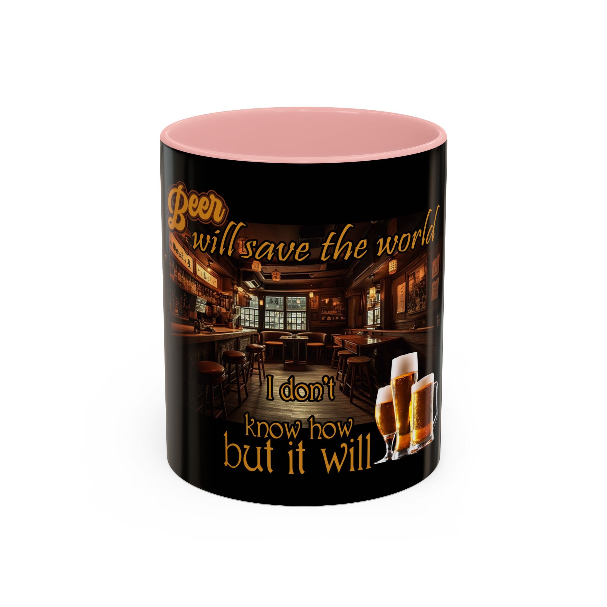 Beer Will Save The World / Accent Coffee Mug 11/15oz