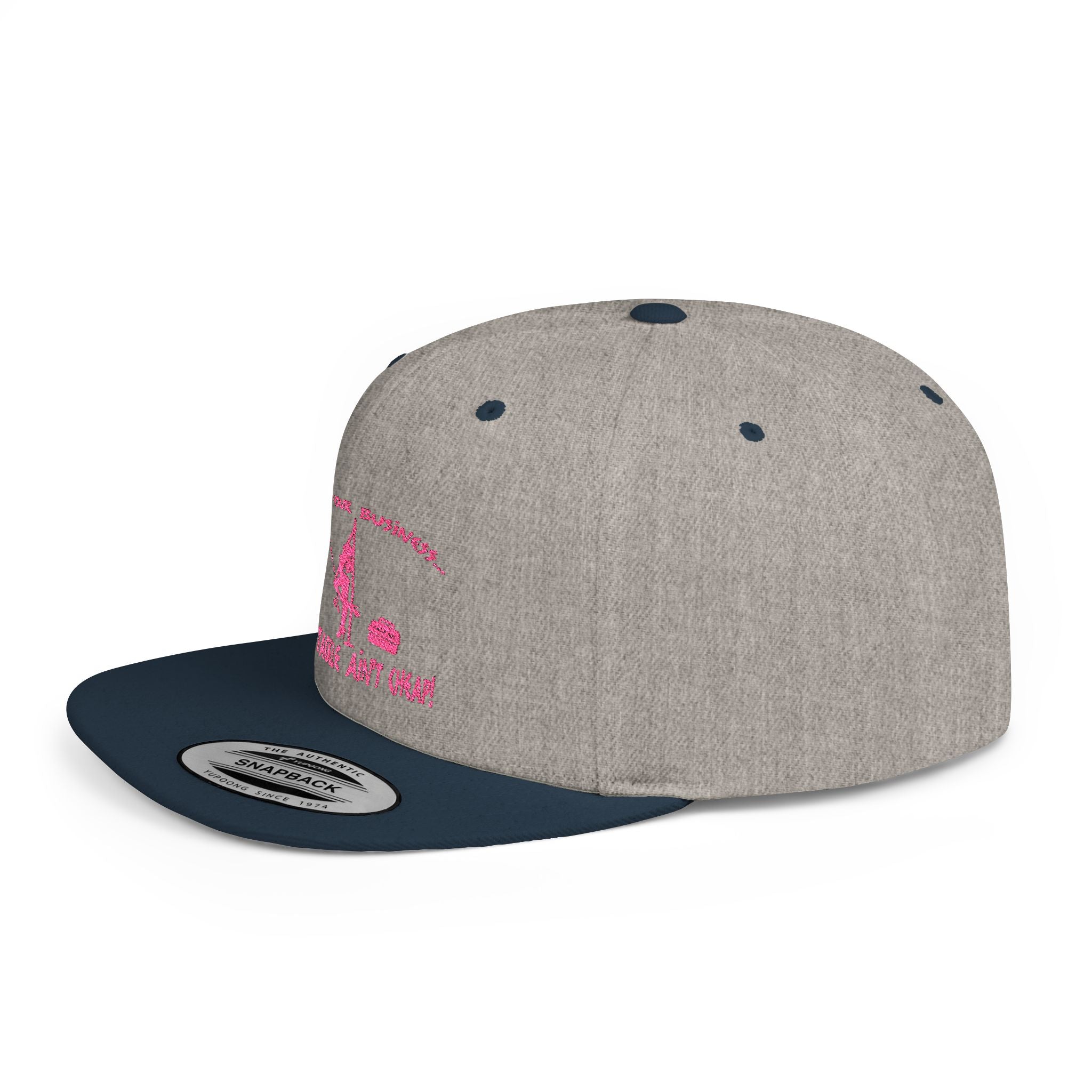 Mind Your Business Girl Stripper / Flat Bill Snapback