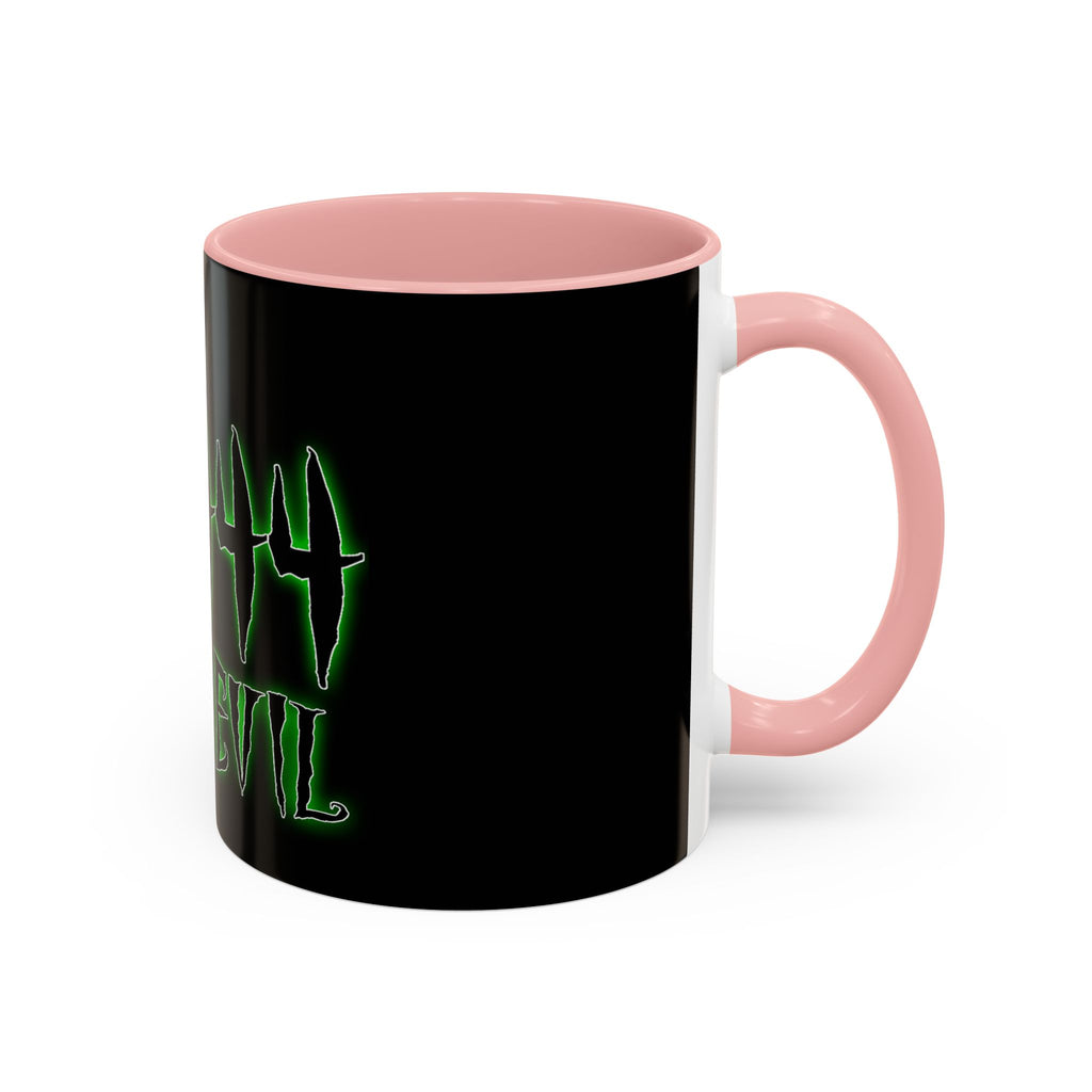 2/3 Evil Punk Skull / Accent Coffee Mug 11/15oz