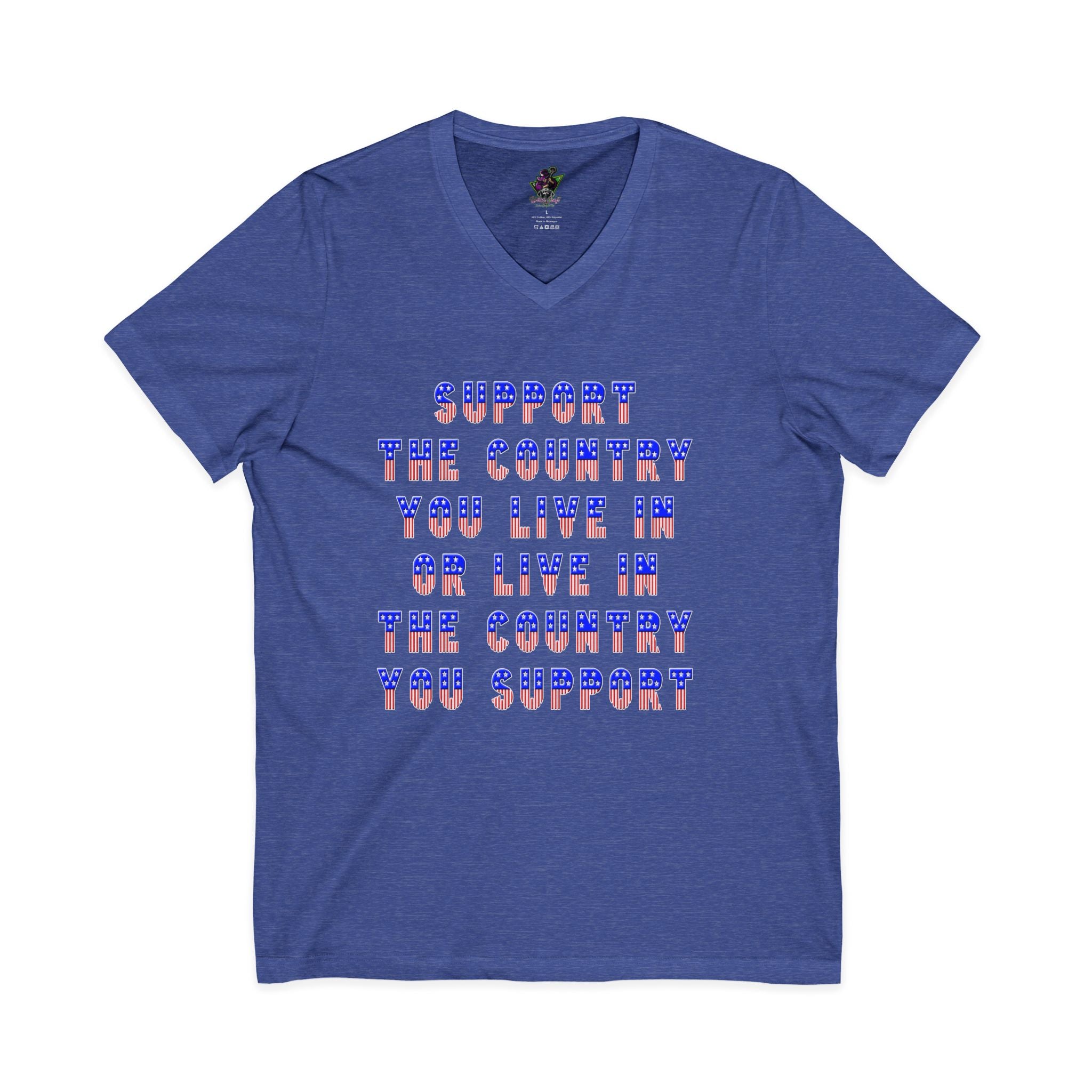 Support the Country / V-Neck Tee