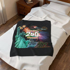 Statue of Liberty 250th / Velveteen Plush Blanket
