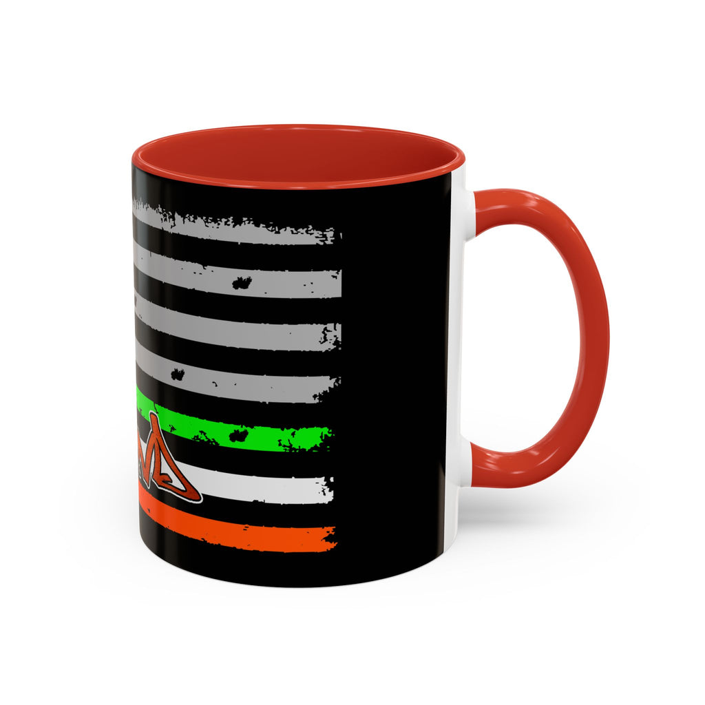 American/Ireland Flag / Accent Coffee Mug 11/15 oz