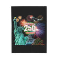 Statue of Liberty 250th / Velveteen Plush Blanket