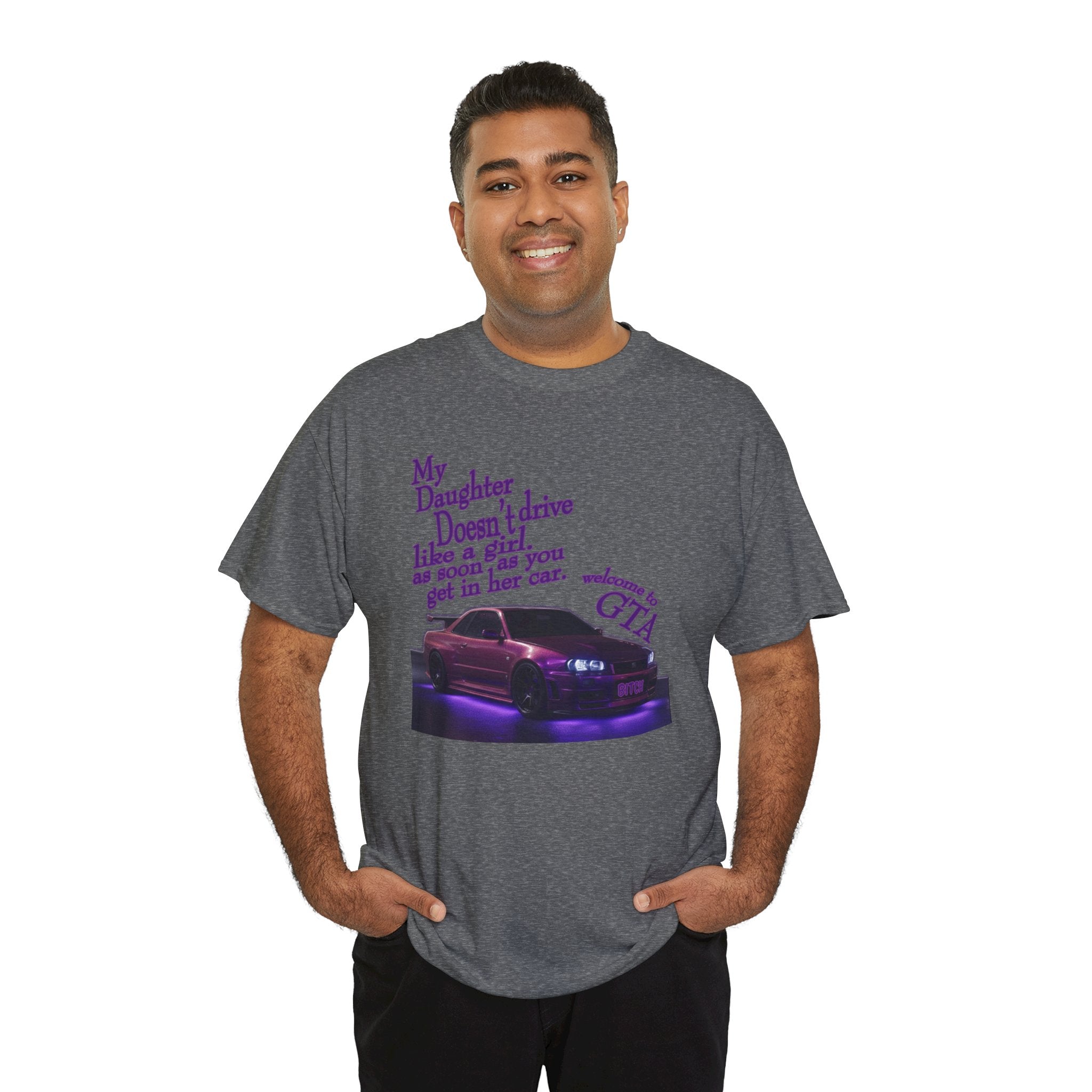 Daughter Doesn't Drive Like A Girl Purple