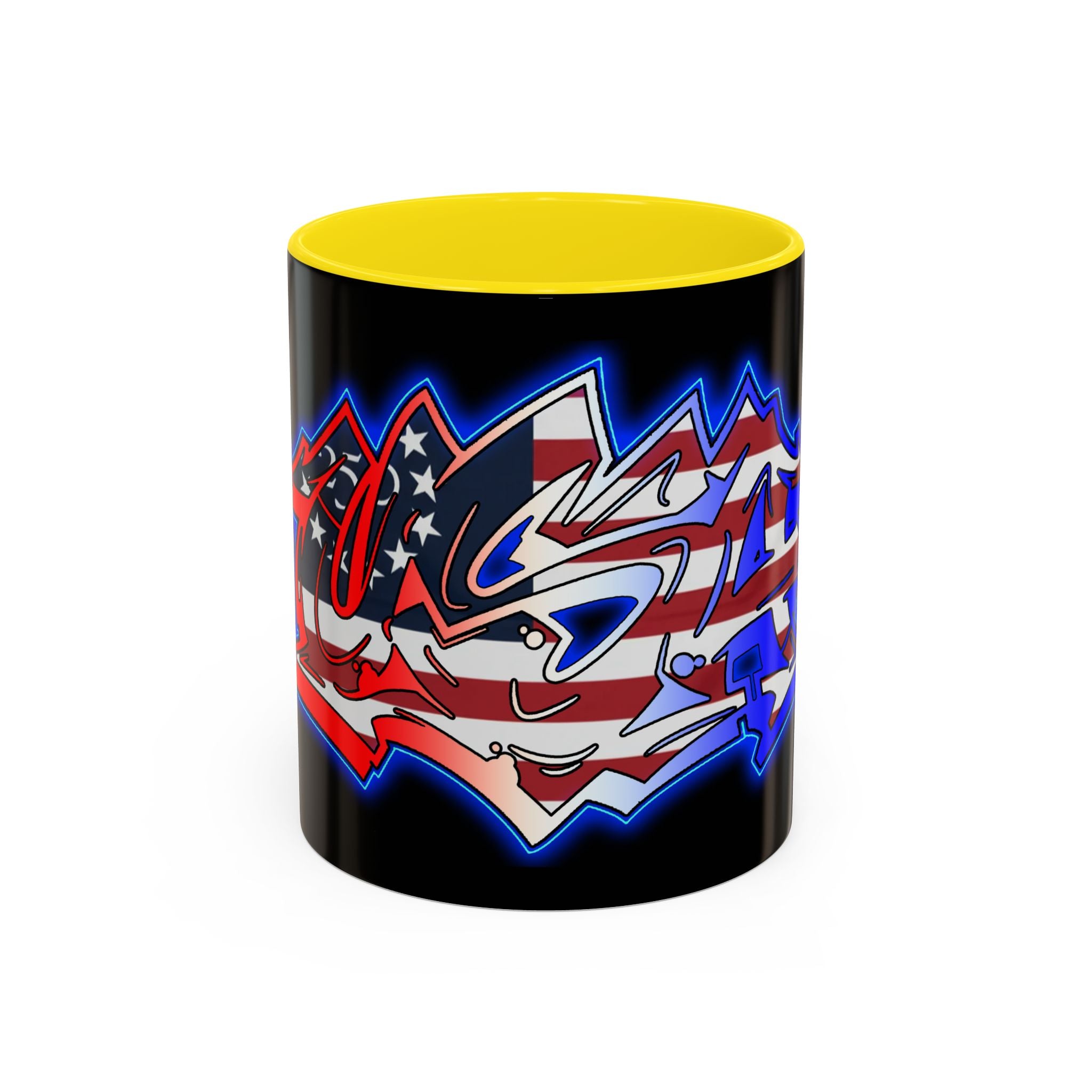 USA Graffiti / Accent Coffee Mug 11/15oz