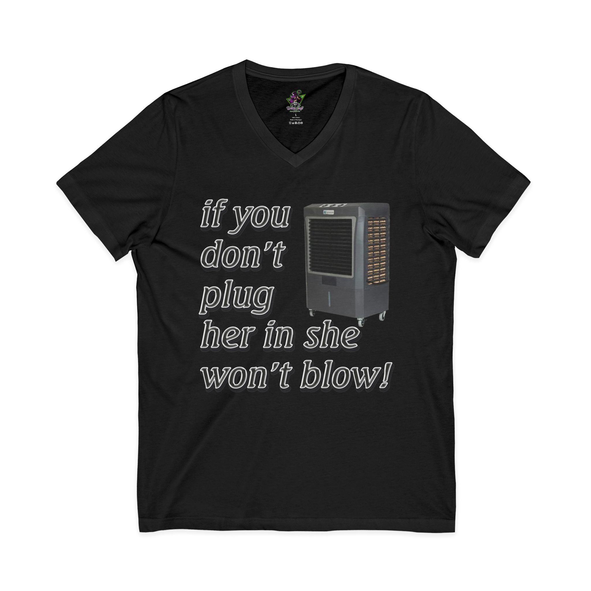 Plug Her In / V-Neck Tee