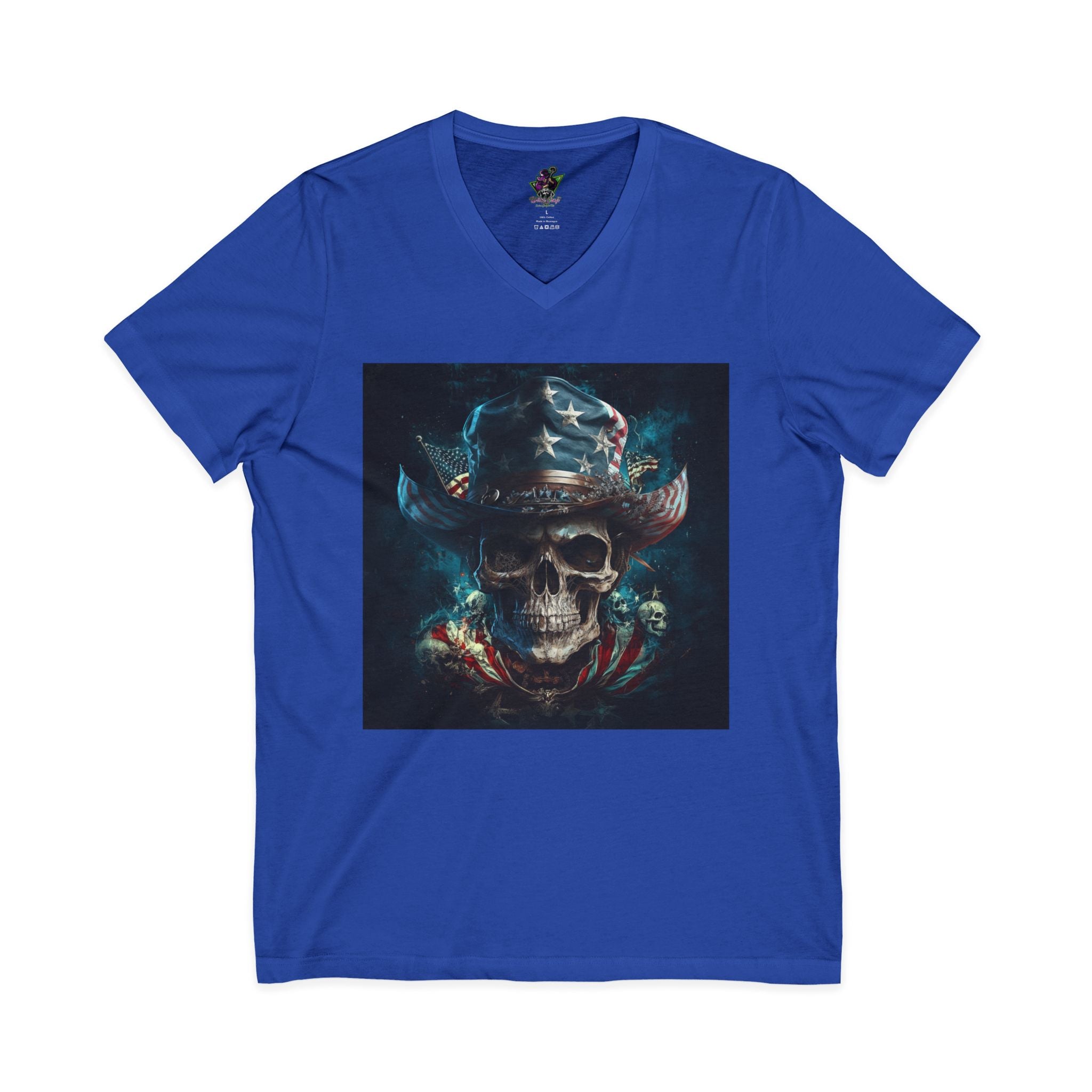 Skull Cowboy / V-Neck Tee