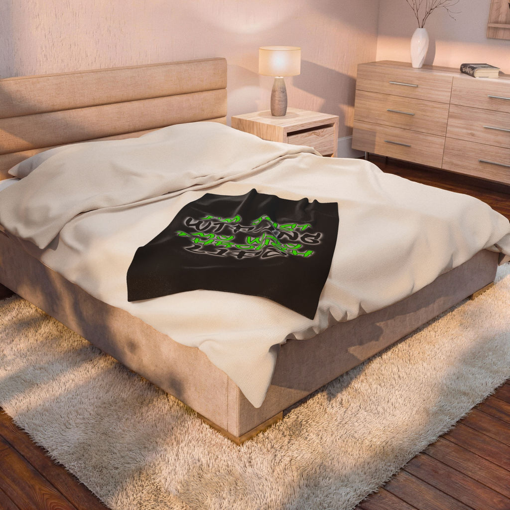 WTF-ing / Velveteen Plush Blanket